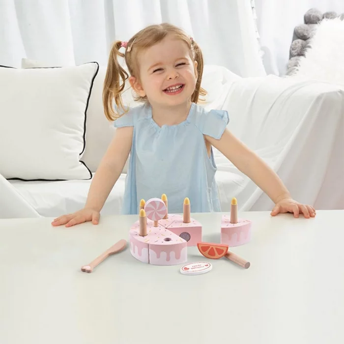 اسباب بازی چوبی کیک تولد کلاسیک ورلد classic world birthday cake کد 50565
