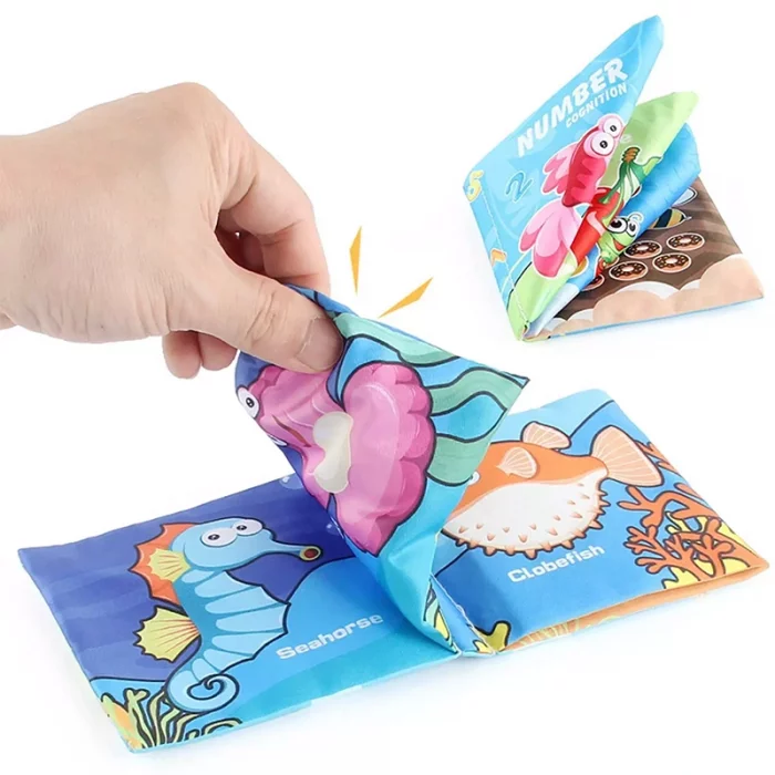 کتاب پارچه ای آموزشی مدل دایناسور کد 665326