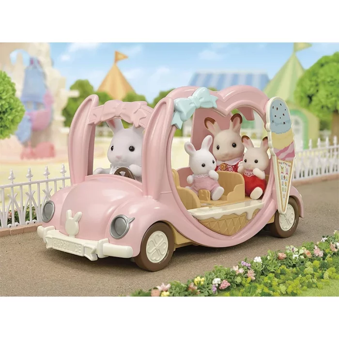 اسباب بازی سیلوانیان فامیلیز Sylvanian Families مدل ice cream truck کد 5651