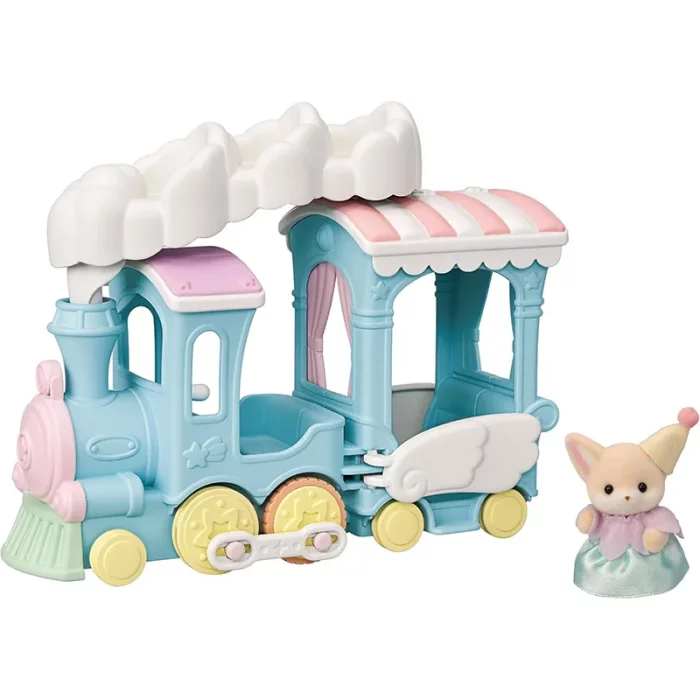 اسباب بازی قطار سیلوانیان فامیلیز Sylvanian Families مدل Rainbow train playset کد 5702