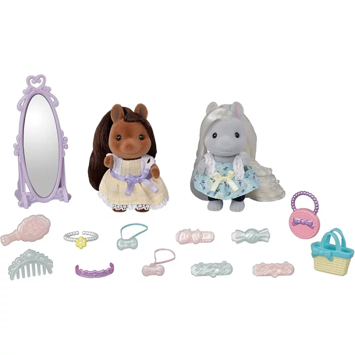 اسباب بازی سیلوانیان فامیلیز Sylvanian Families مدلCute Pony Friends کد 5650