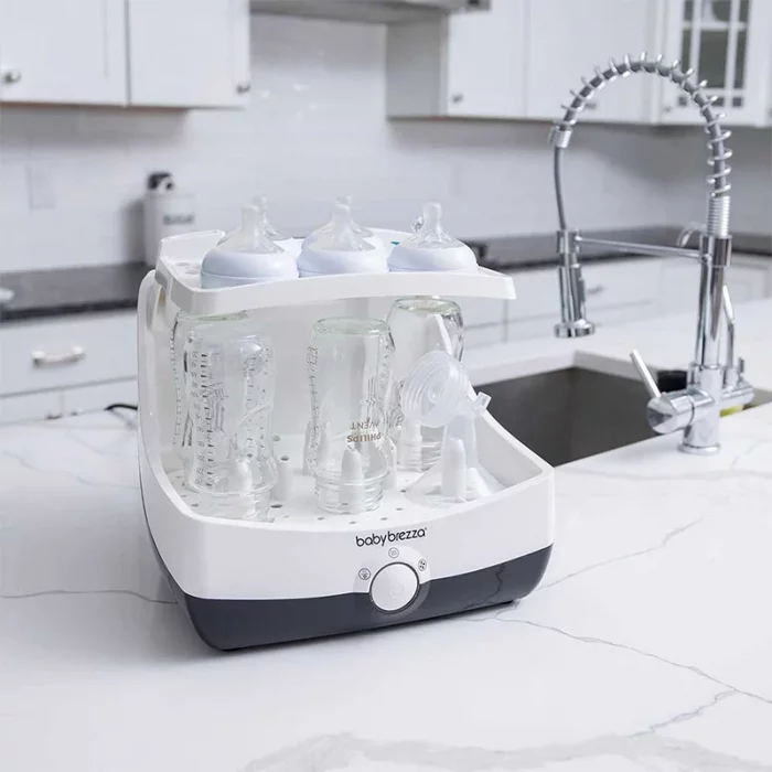 دستگاه استریل و خشک کن بیبی برزا مدل Baby Brezza Bottle Sterilizer Superfast کد 46756