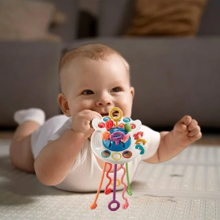 اسباب بازی نوزاد بیزی بال 4 در 1 کد 68859