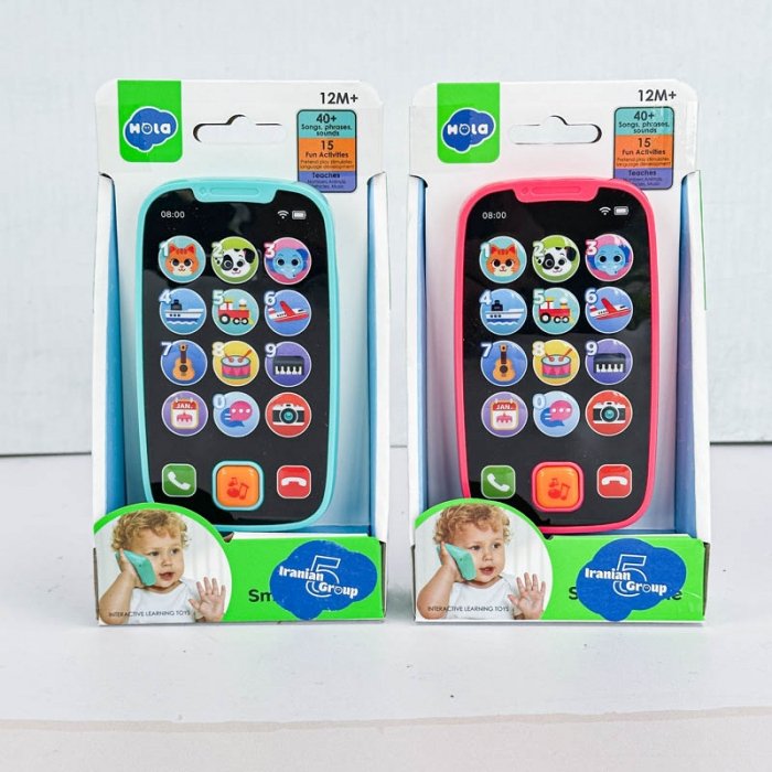 موبایل اسباب بازی موزیکال هولی تویز Huile Toys رنگ صورتی کد  P/3127/SU