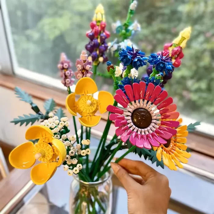 لگو دسته گل شکوفه های وحشی 939 تکه کد 8867