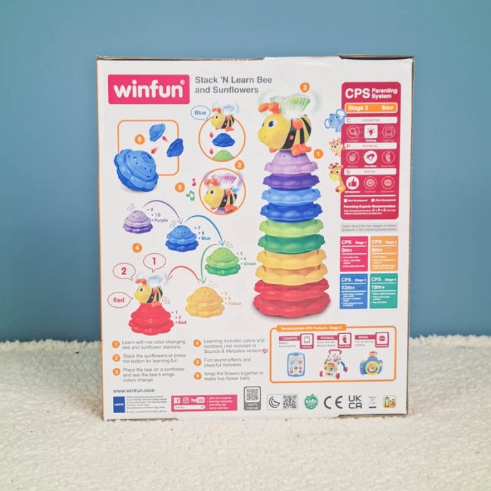 جورچین و حلقه هوش زنبور موزیکال winfun کد 000650