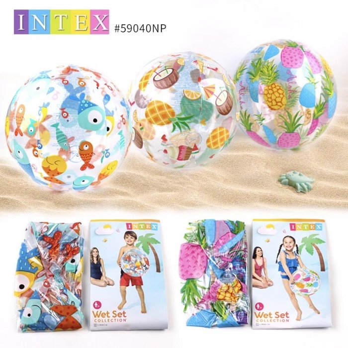 توپ بادی کودک اینتکس Intex طرح ماهی کد P/59040/MA