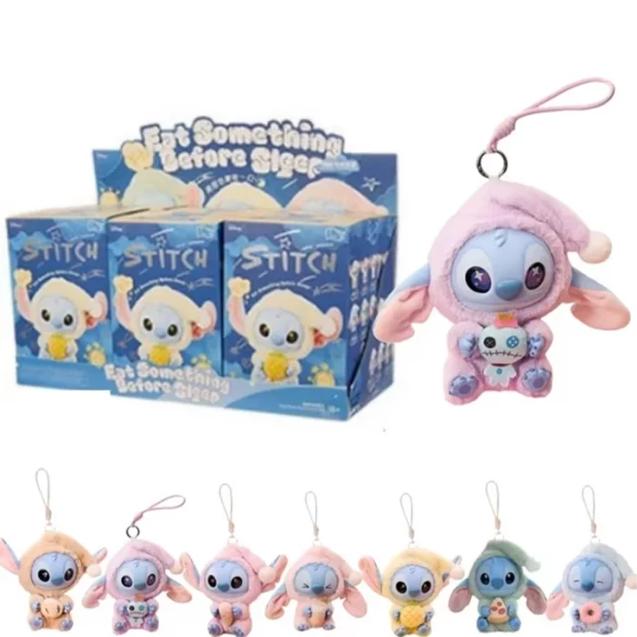 عروسک استیچ شانسی STICH مدلeat something before sleep کد MN202486