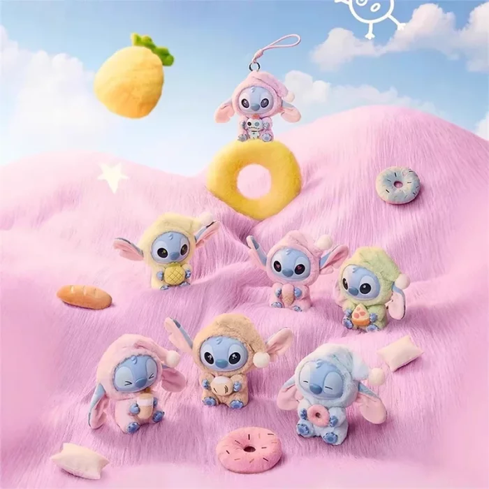 عروسک استیچ شانسی STICH مدلeat something before sleep کد MN202486