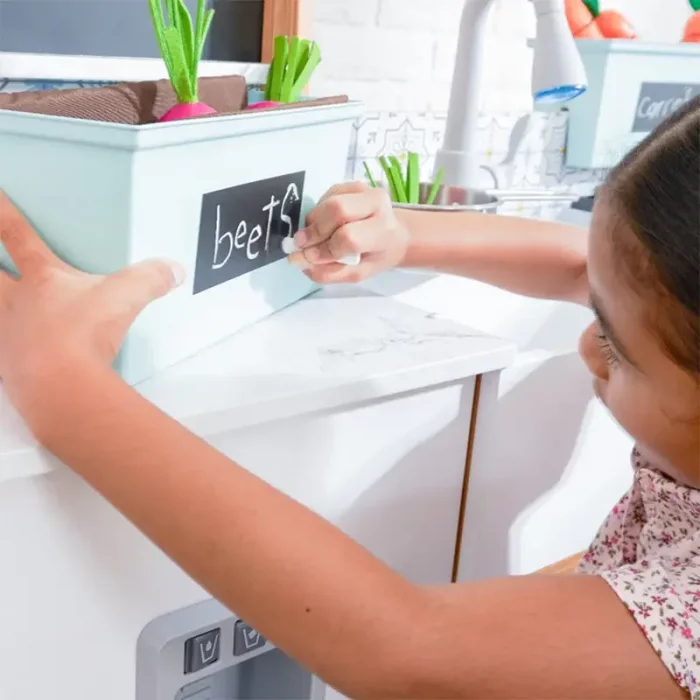 آشپزخانه کودک چوبی کیدکرفت مدل KidKraft Farmhouse Children's Kitchen کد 53444