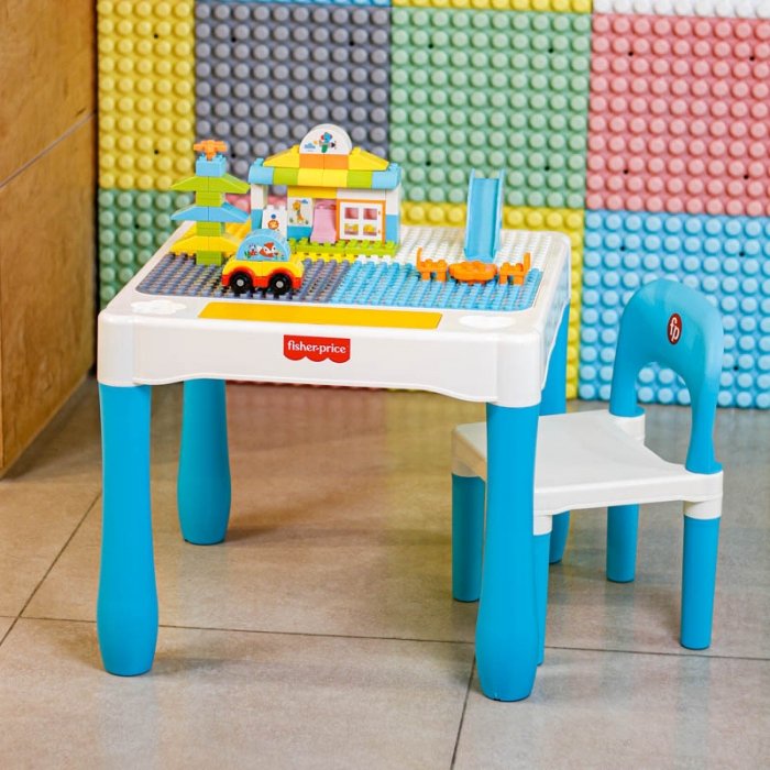 میز لگو بازی 64 تکه فیشر پرایس FISHER PRICE کد 540007