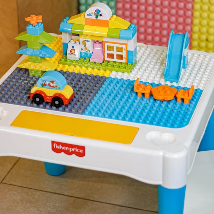 میز لگو بازی 64 تکه فیشر پرایس FISHER PRICE کد 540007