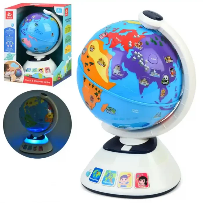 اسباب بازی کره زمین موزیکال هولی تویز Huile Toys کد HE8985