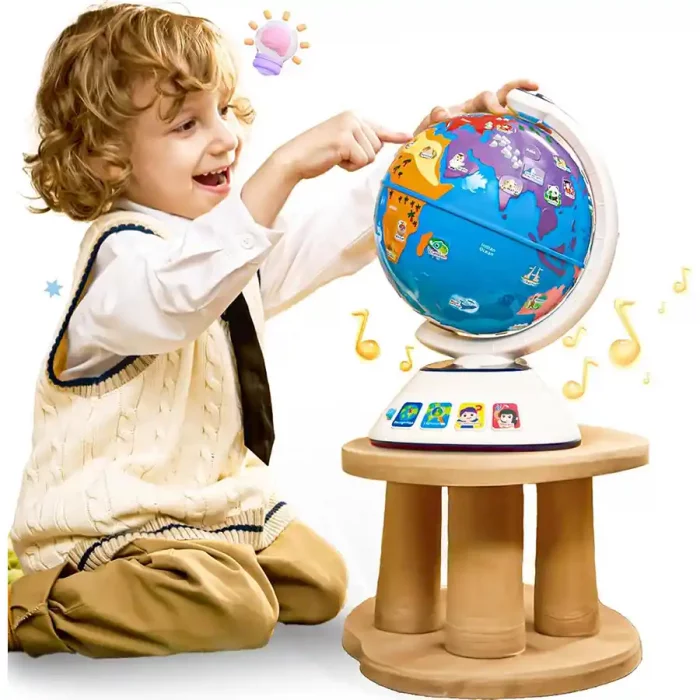 اسباب بازی کره زمین موزیکال هولی تویز Huile Toys کد HE8985