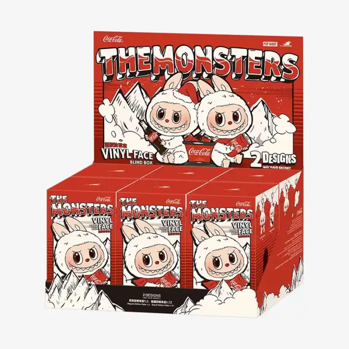 عروسک شانسی لبوبو کوکاکولا مدل LABUBU THE MONSTERS COCA-COLA کد 047290