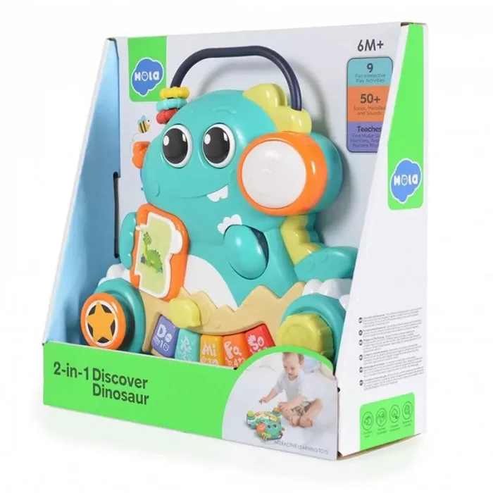 اسباب بازی پیانو موزیکال هولی تویز Huile Toys طرح دایناسور کد HE8976
