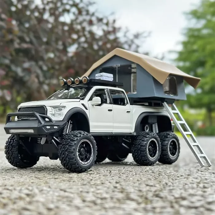 ماکت ماشین عقب کش مدل Ford raptop با کمپر کد CZ65A