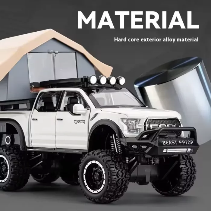 ماکت ماشین عقب کش مدل Ford raptop با کمپر کد CZ65A