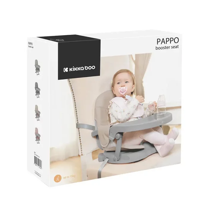 صندلی غذای پرتابل کودک کیکابو مدل پاپو kikkaboo pappo رنگ بژ کد 6821294