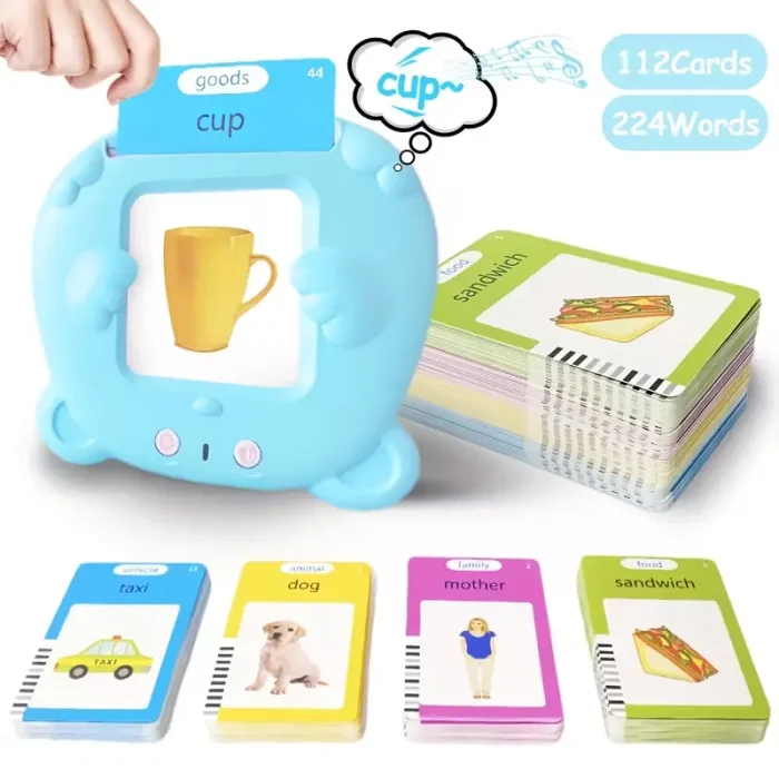 فلش کارت گویا آموزش انگلیسی مدل خرس آبی کد P/7074516/AB