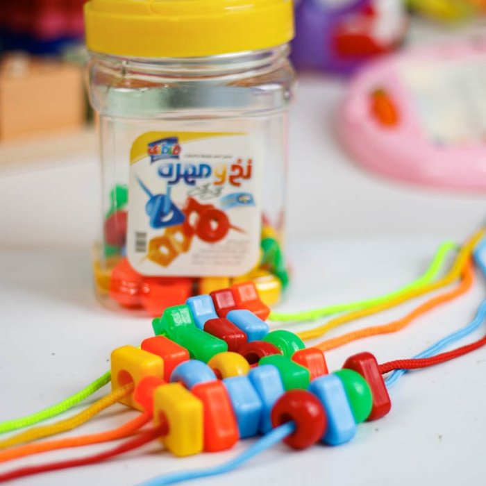 اسباب بازی نخ و مهره 50 عددی کد 4047275