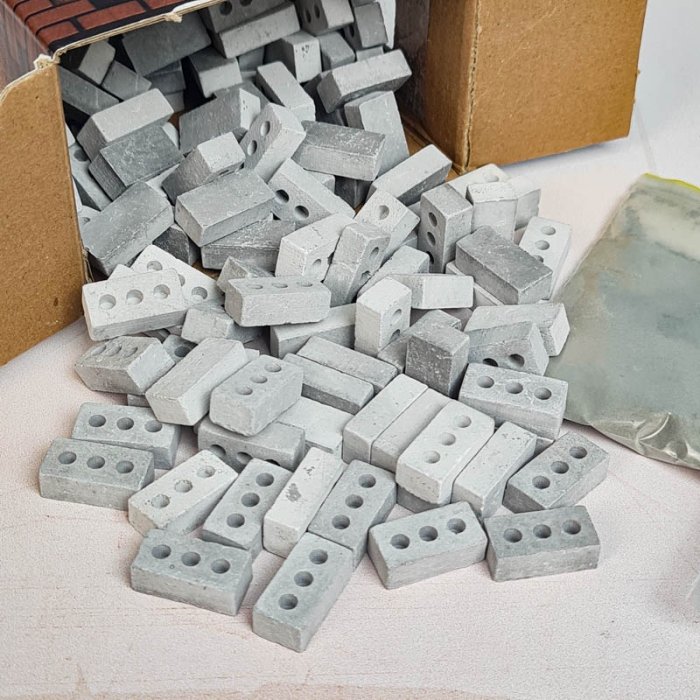 آجر فشاری فله ای 200 قطعه ای اشل طوسی ESHEL کد 091677