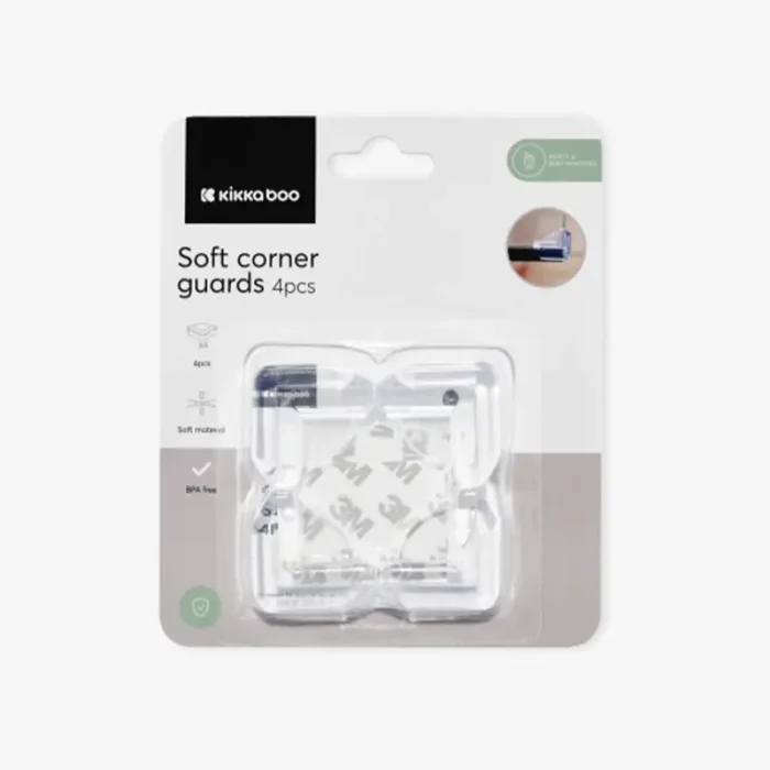 محافظ گوشه شفاف کیکابو Kikkaboo Soft Corner Guards کد 201629