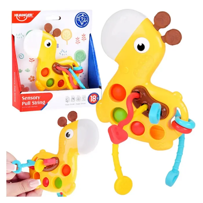 اسباب بازی بیزی بال 5 در 1 هانگر HUANGER طرح زرافه کد ZY1779670