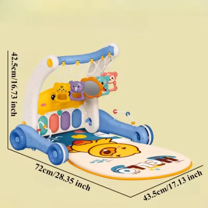 واکر و فرش بازی موزیکال کودک 2 در 1 کد ZY1668085