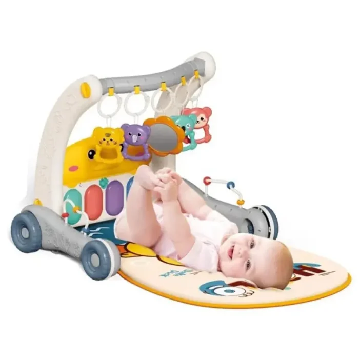 واکر و فرش بازی موزیکال نوزاد 2 در 1 کد 6049