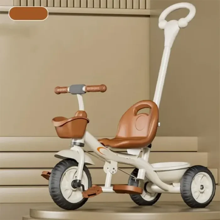 سه چرخه کودک رنگ کرم قهوه ای  کد P/BC7026415/C