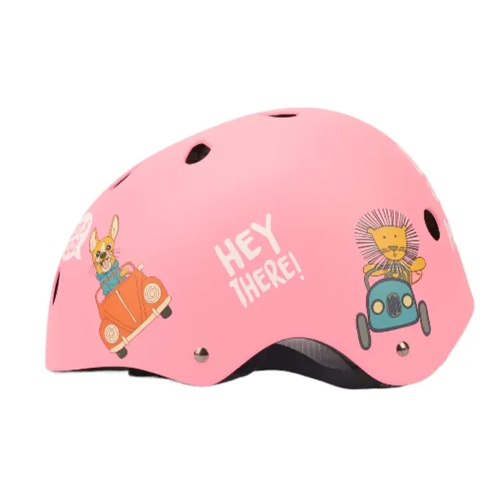 کلاه ایمنی کیک اند رول Kick and roll Scooter سایز S رنگ صورتی کد P/H1/SU