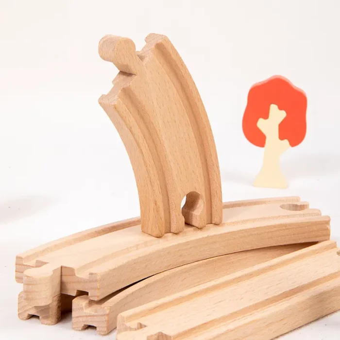 میز قطار بازی چوبی FlyingBoom Train Table Set کد FBTS001