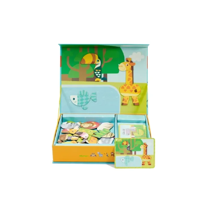 پازل مگنتی کلاسیک ورلد مدل جنگل Classic World Magnetic Forest Animal کد 20025