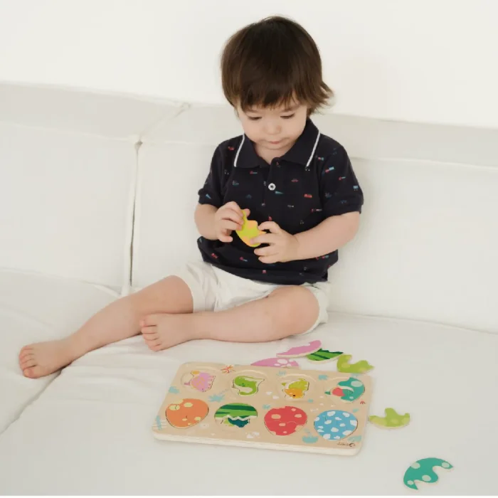 پازل چوبی مزرعه حیوانات کلاسیک ورد Classic World Farm Puzzle  کد 40070