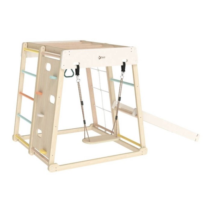 مجموعه بازی جیم فریم چوبی کلاسیک ورلد classic world Children Climbing Gym Set کد 60012