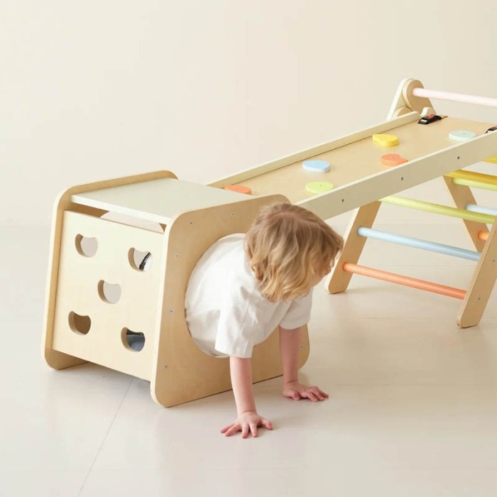 اسباب بازی نردبان مثلثی پیکلر کلاسیک ورلد classic world Foldable Children Triangle Climbing Set کد 60015