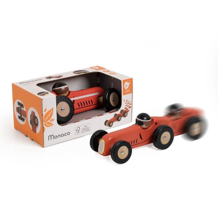 ماشین مسابقه چوبی کلاسیک ورلد مدل Monaco Classic World کد 20233