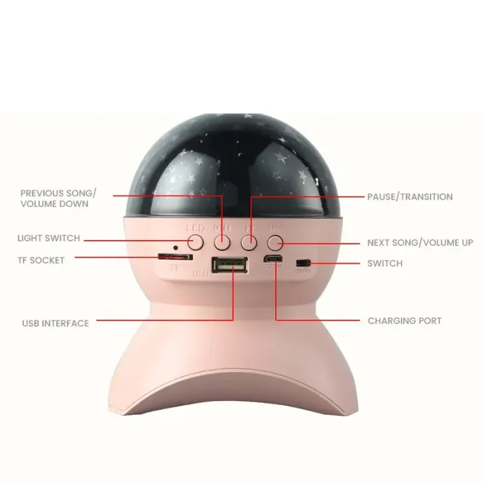 چراغ خواب کودک بلوتوثی کد XY890