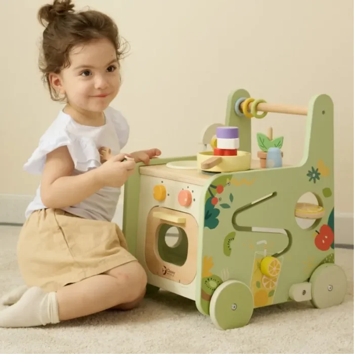 واکر آشپزخانه چوبی کودک کلاسیک ورلد Classic World Kitchen Walker کد 10521