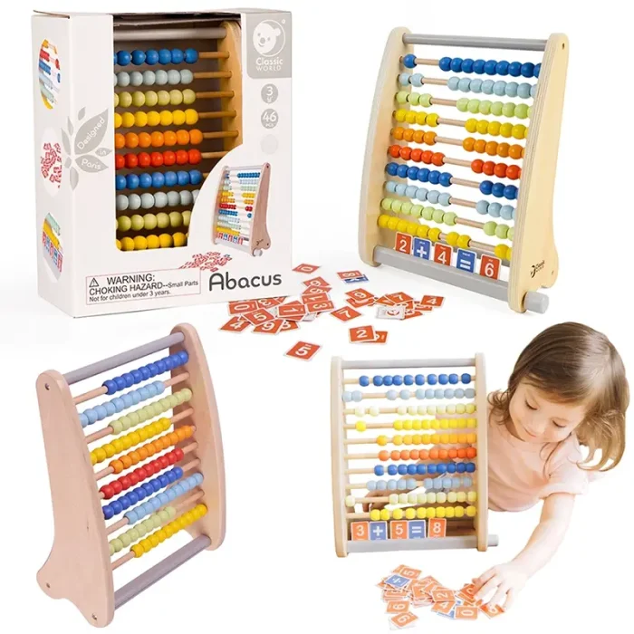 چرتکه آموزشی چوبی کلاسیک ورلد Classic World Abacus کد 54181