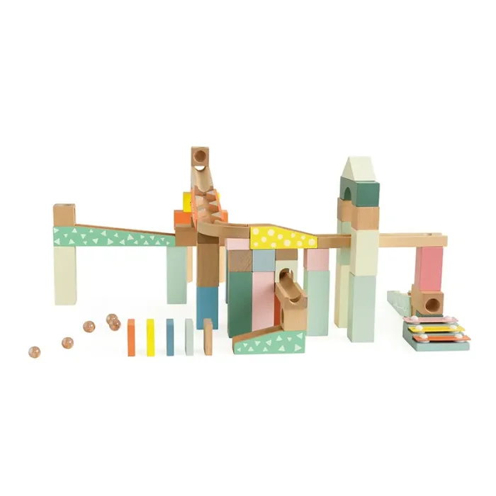 بریکس چوبی 62 تکه کلاسیک ورلد Marble Blocks Classic World کد 20211