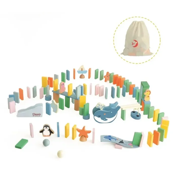 دومینو اقیانوس چوبی کلاسیک ورلد Classic World Ocean Dominoes مدل 20220