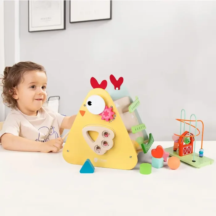 هرم هوش و خلاقیت کلاسیک ورلد Classic World Happy Hen Activity Box کد 20172