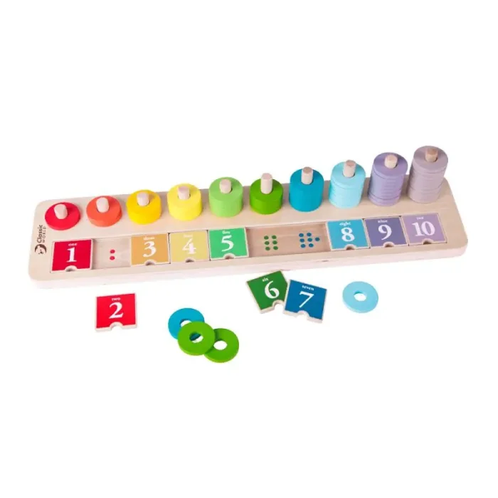 تخته چوبی شمارش اعداد کلاسیک ورد Classic World Counting Stacker کد 54556