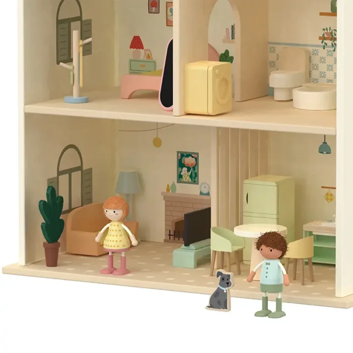 خانه عروسک چوبی کلاسیک ورلد Cozy Cottage Classic World کد  50638