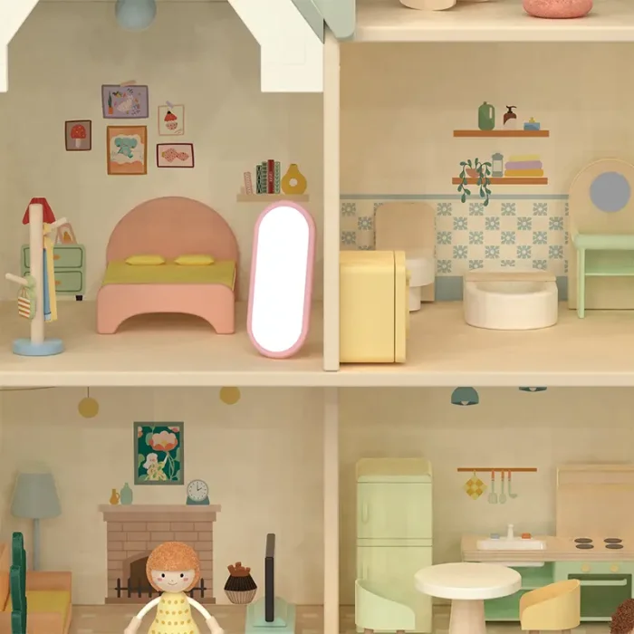 خانه عروسک چوبی کلاسیک ورلد Cozy Cottage Classic World کد  50638