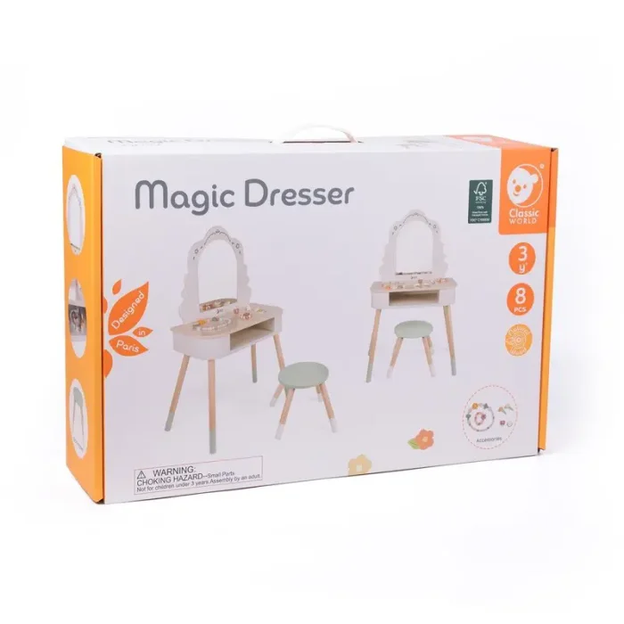 میز آرایش چوبی  کلاسیک ورلد Classic World Magic Dresser کد 50639