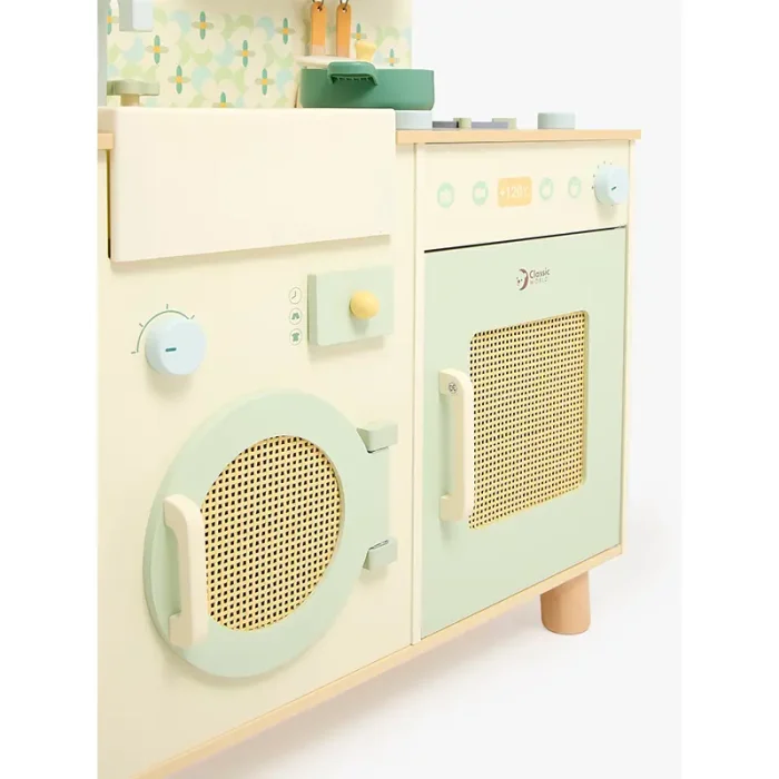آشپزخانه کودک چوبی کلاسیک ورلد Natural Kitchen classic world کد 50641