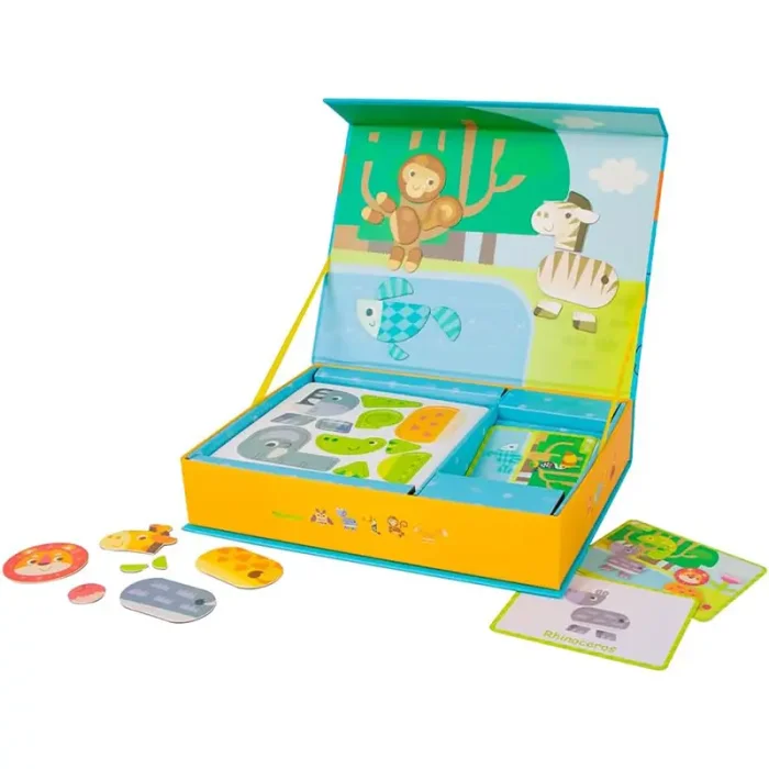 پازل مگنتی کلاسیک ورلد مدل جنگل Classic World Magnetic Forest Animal کد 20025